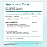Elimipure Gut Cleanse & Restore Supplement, Regularity Support, 90 Caps